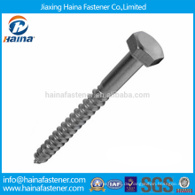 China Fastener selbstschneidende Holzschrauben Edelstahl DIN571 Lagerschrauben